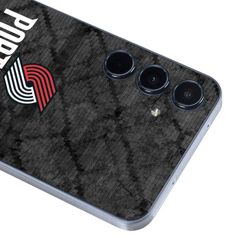 NBA Portland Trail Blazers Dark Rust Galaxy A35 5G Skin